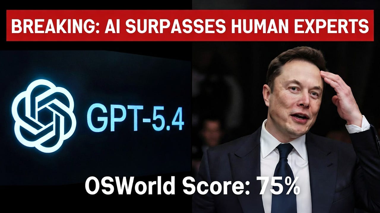 GPT-5.4 Autonomous Agent Beats Human Experts