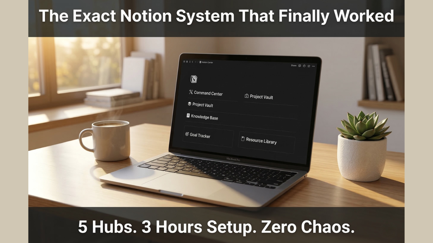 The Exact Notion System I Built After Deleting 23 Setups (And How It?