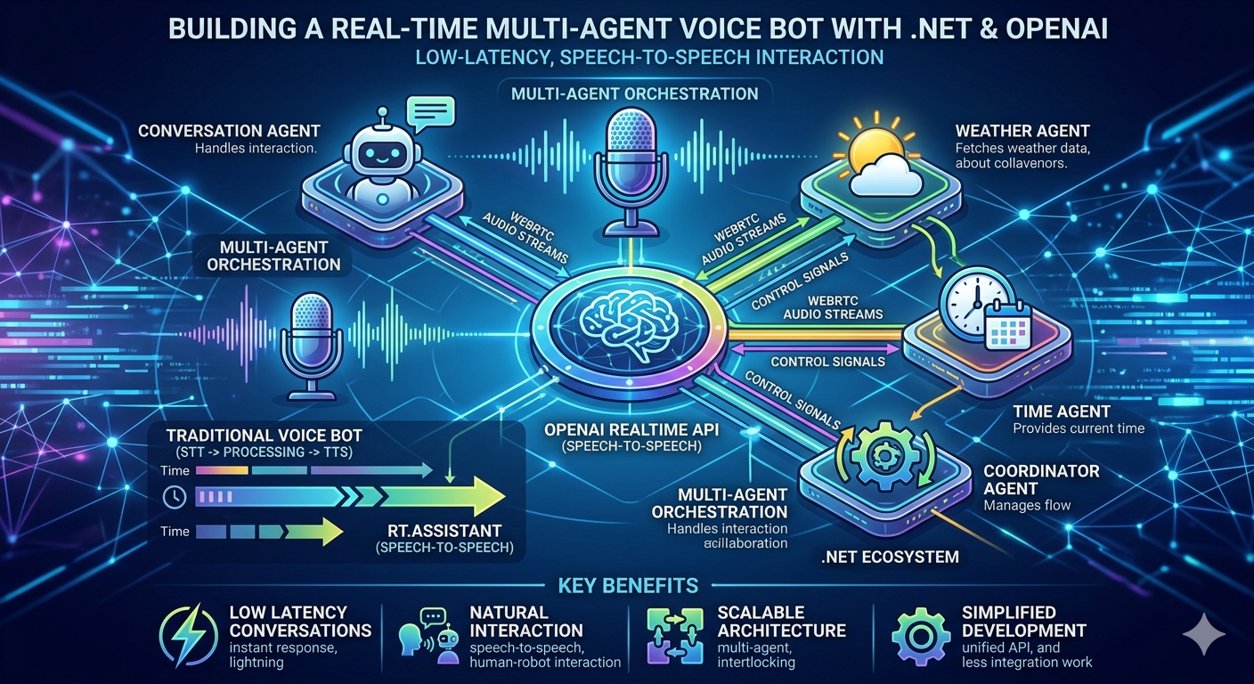 RT.Assistant: Build a Real-Time Multi-Agent Voice Bot with .NET có gì mới?
