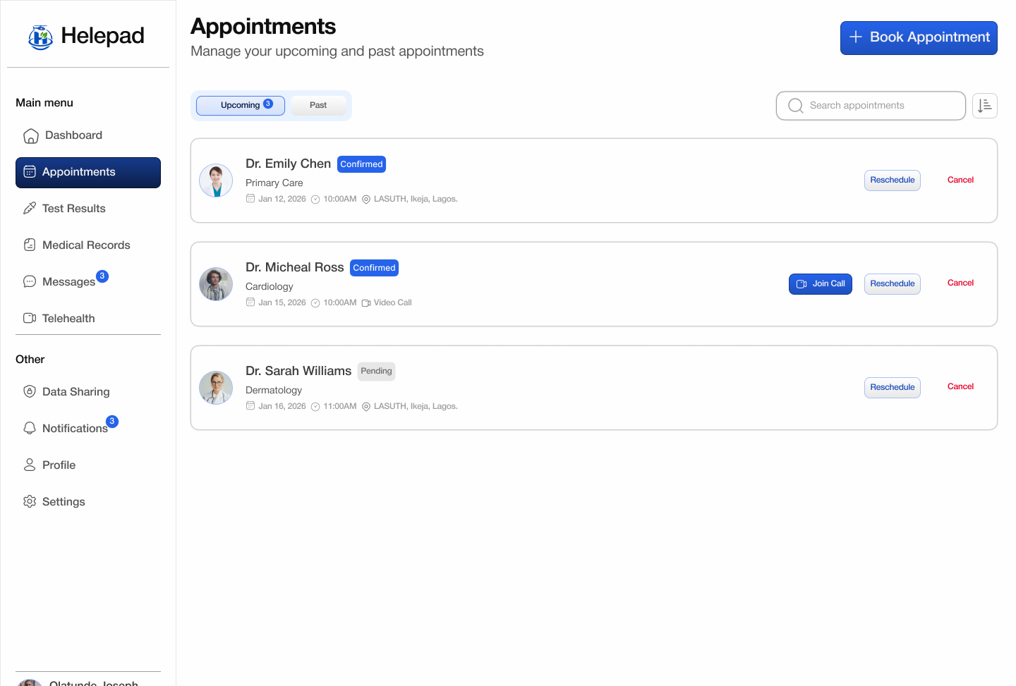USER-CENTERED RESEARCH AND DESIGN OF A HEALTHCARE WEBSITE APPLICATION?