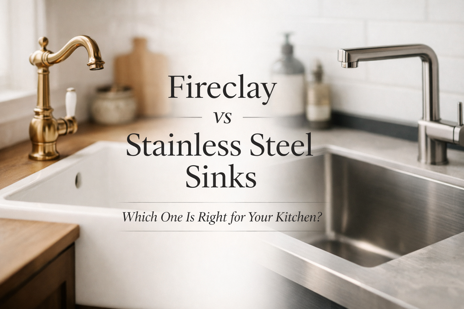 Fireclay vs Stainless Steel Sinks: Which One Is Right for Your Kitchen? có gì mới?
