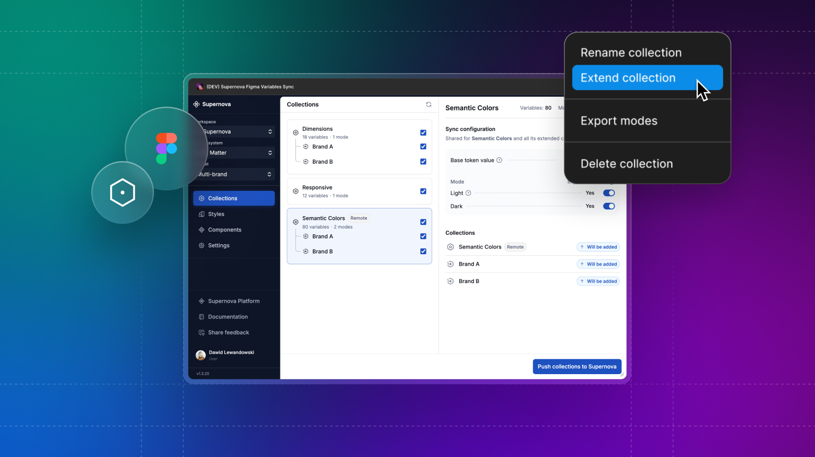 Figma Extended Collections in Supernova: Scale Multi-Brand Design Systems Without Duplication