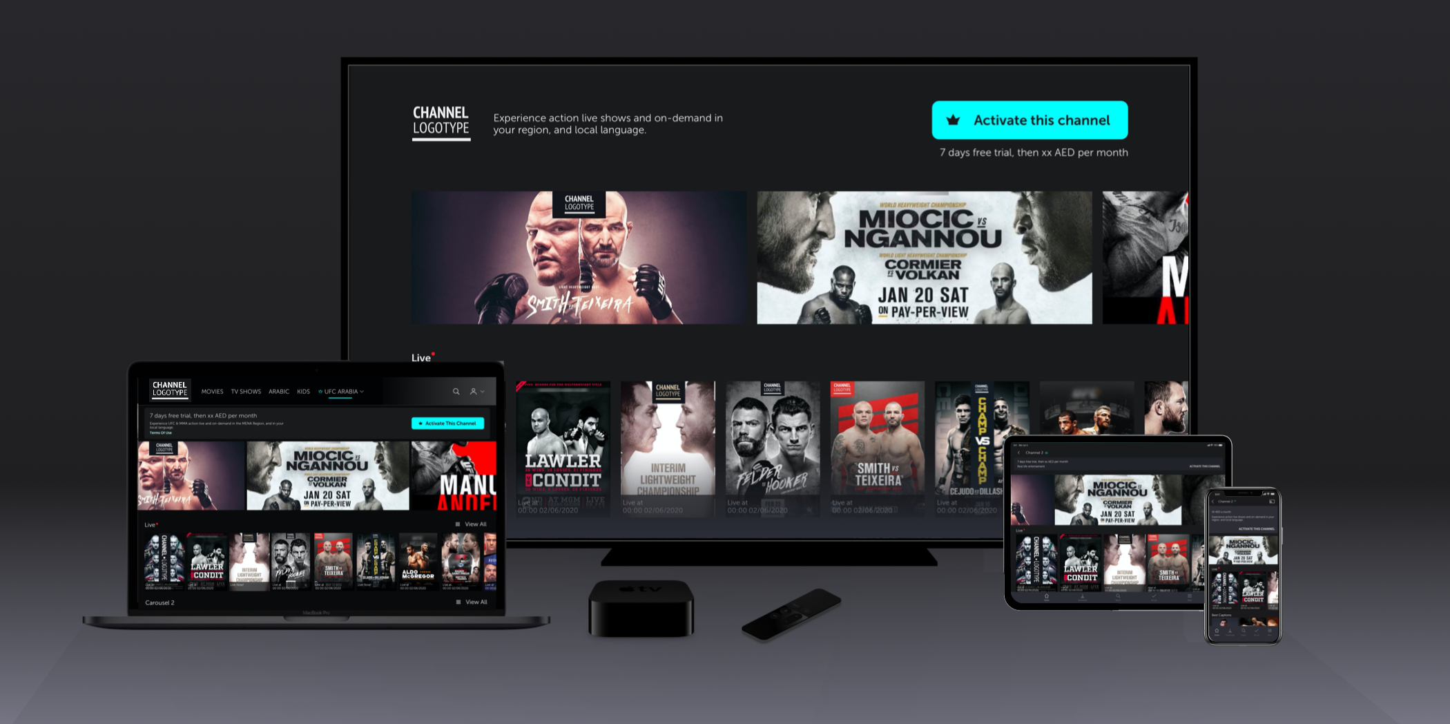 Custom content to watch