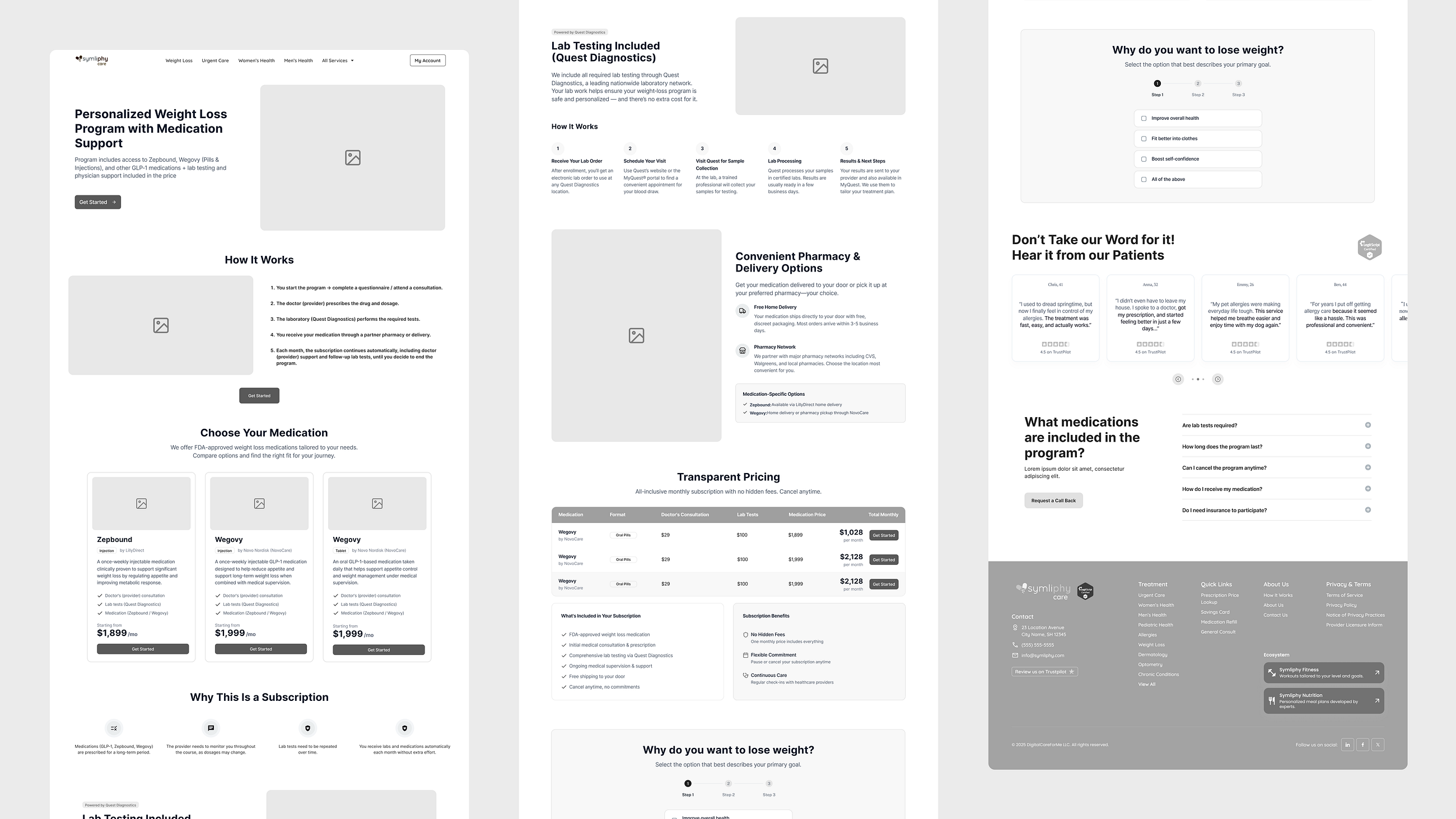 How I Designed a Conversion-Focused HealthTech Landing Page with Mini?