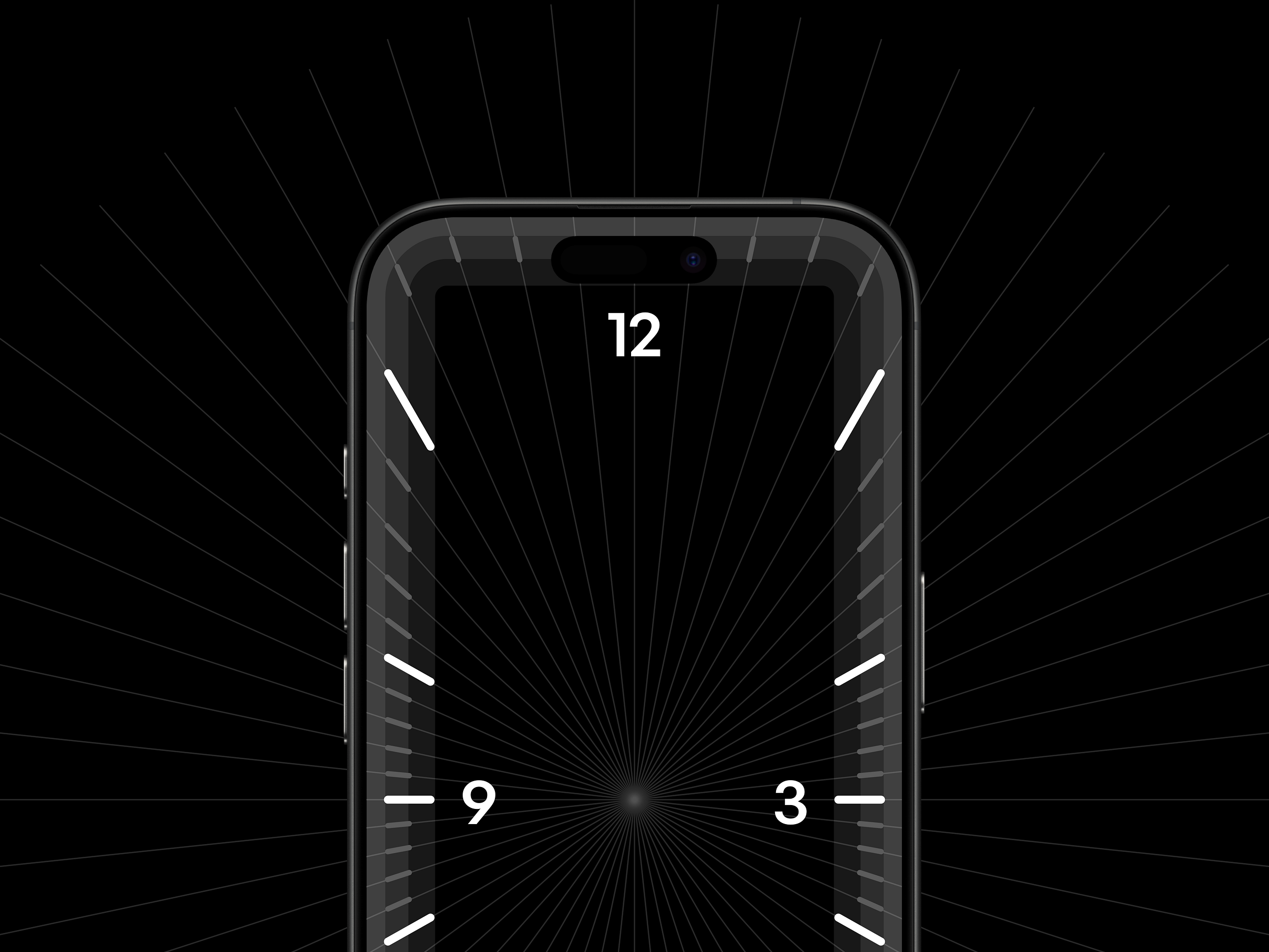 Redesigning iPhone clock app.