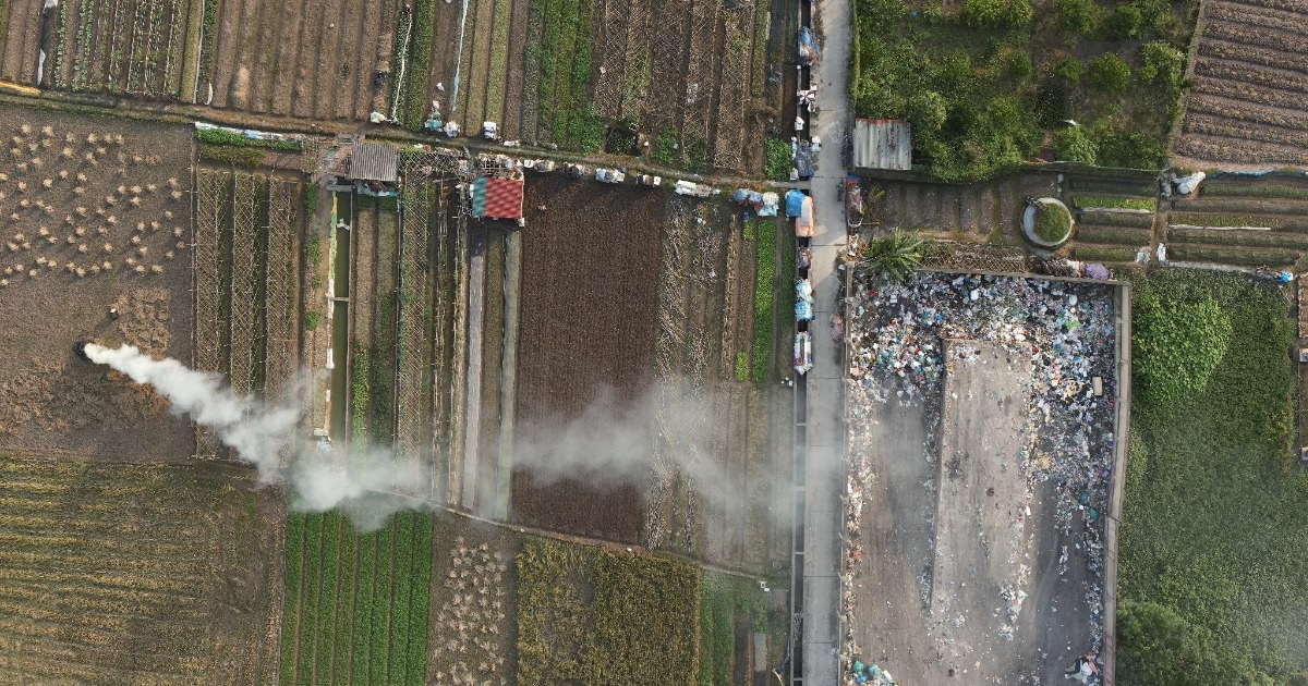 "Bộ đôi" vệ tinh và UAV truy vết 110 điểm gây ô nhiễm không khí tại H?