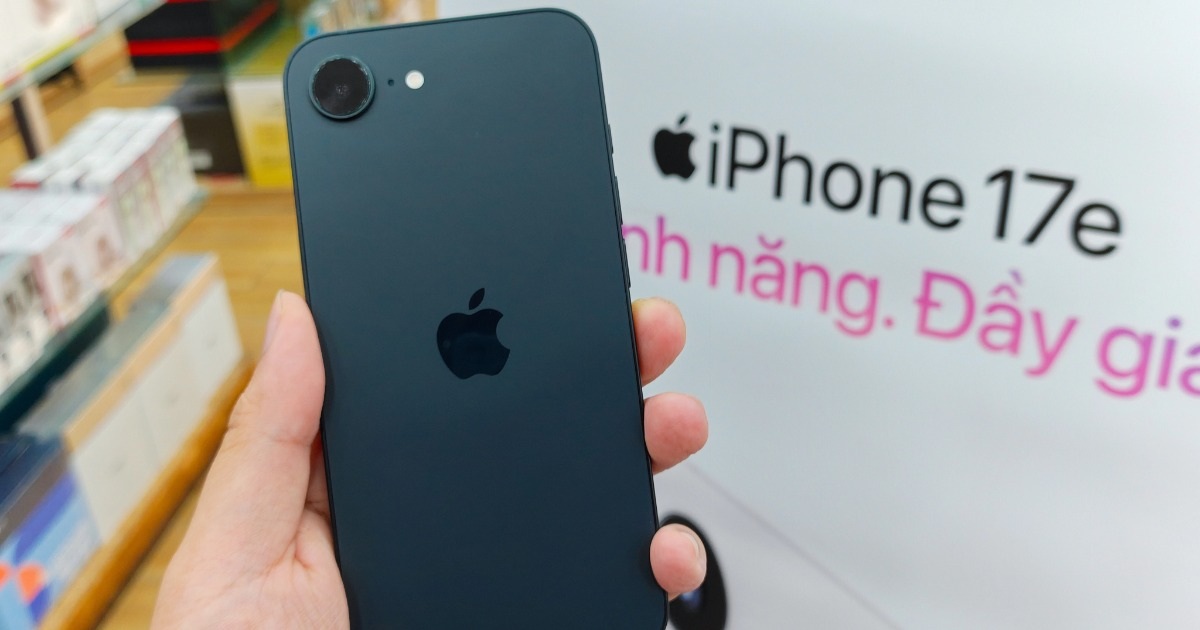 Giá iPhone 17e giảm tiền triệu ngay khi lên kệ tại Việt Nam