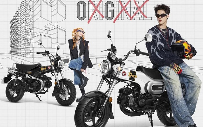 Honda tung Honda Dax màu trắng OG White và đen OG Black, phong cách hoài cổ gây chú ý giới chơi xe