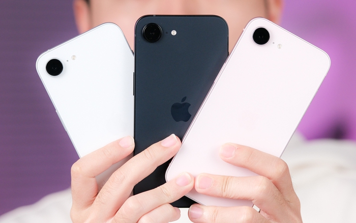 Trên tay đủ 3 màu iPhone 17e chính hãng: Thiết kế không đổi, màu hồng là điểm nhấn, hiệu năng cực mạnh, giá 18 triệu