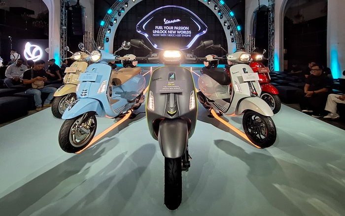 Vespa tung động cơ 180cc hoàn toàn mới, Sprint và Primavera nâng tầm?