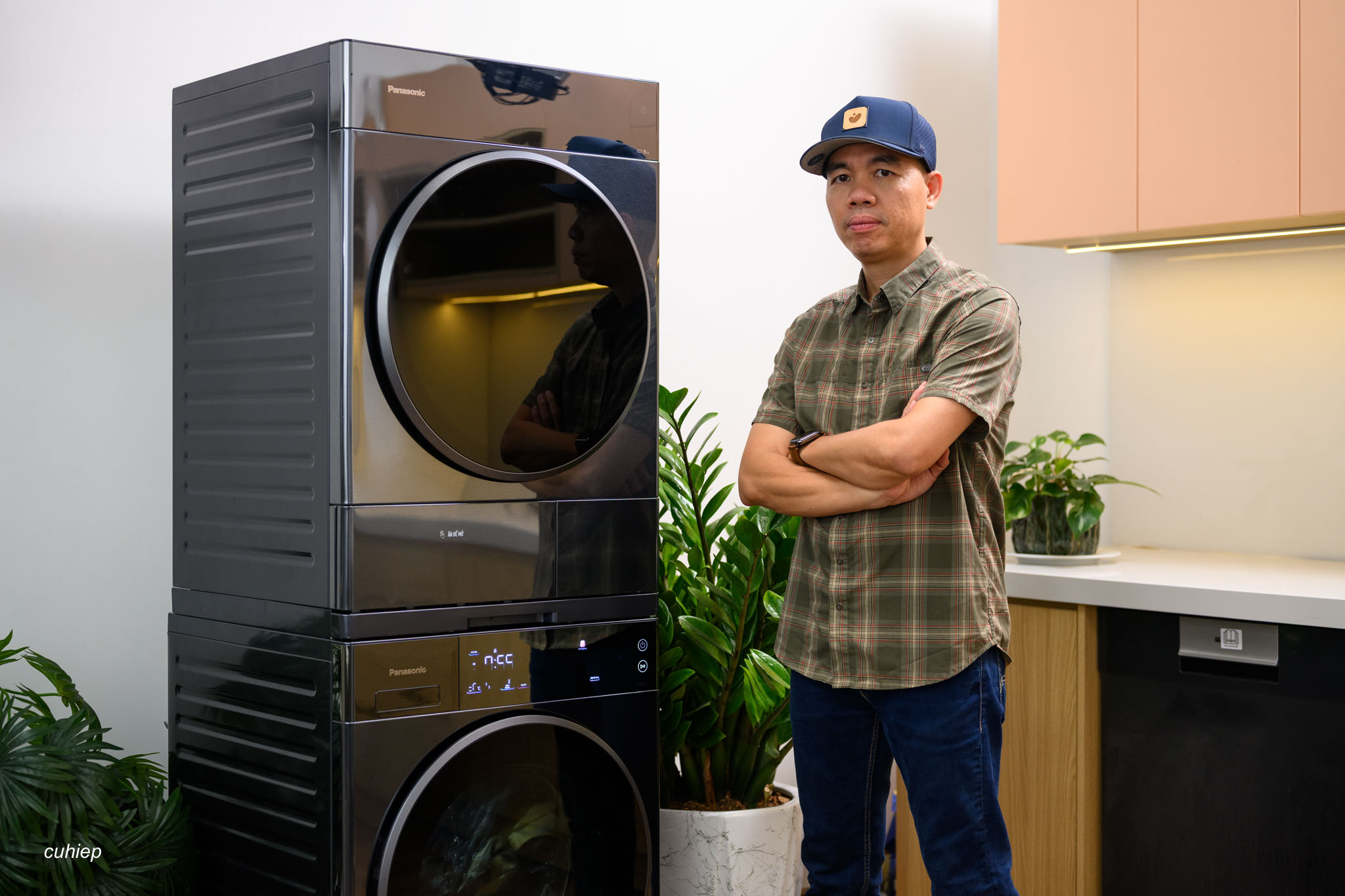 Trên tay tháp giặt sấy Panasonic Venus: 'Quiet Luxury' có gì mới?