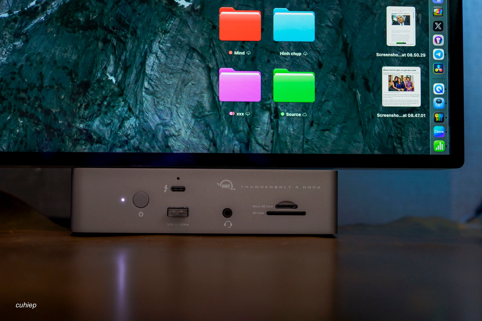 Trên tay OWC Thunderbolt 5 Dock: 11 cổng, 3 daisy chain...
