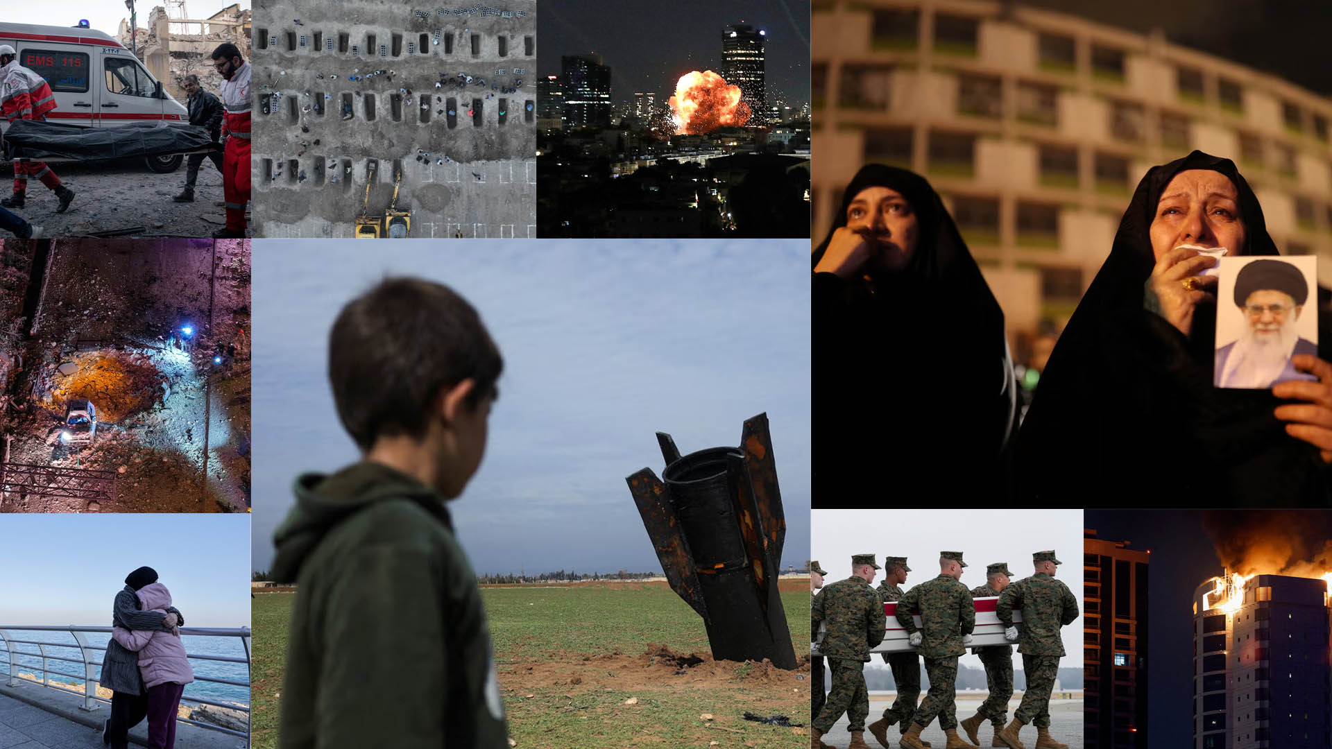 Chùm ảnh của Reuters: 1 tuần xung đột ở Iran