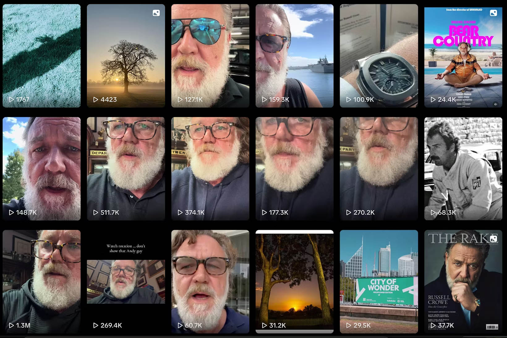 Tài tử điện ảnh nhàn rỗi thì làm gì? Lập TikTok nói chuyện đồng hồ