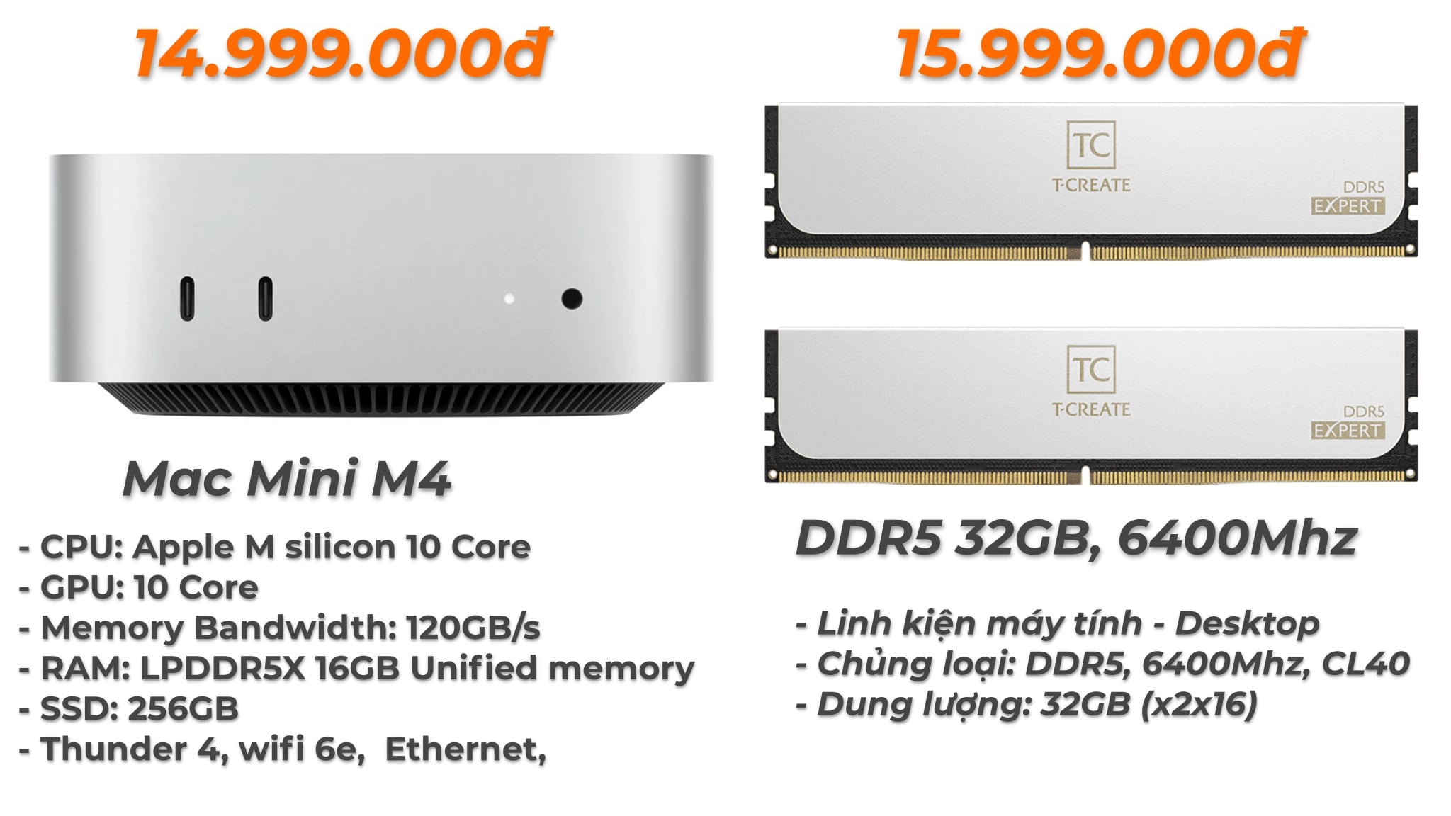 RAM, SSD đắt quá thì anh em tham khảo máy Mac thử có gì mới?